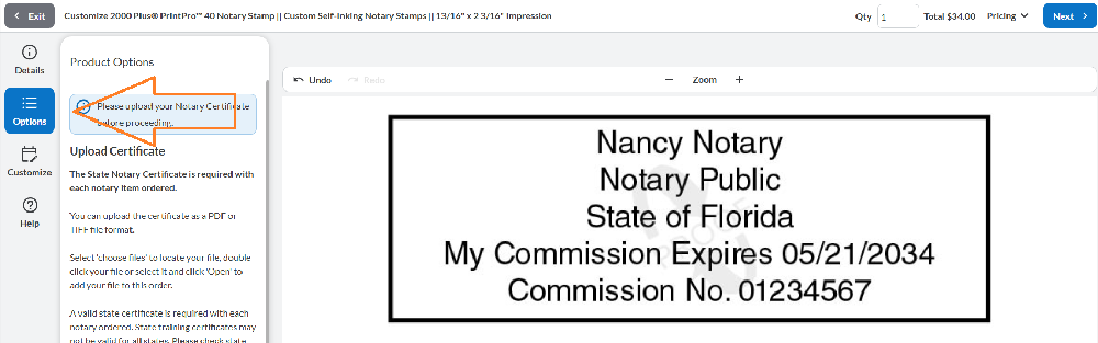 Florida Notary Stamp